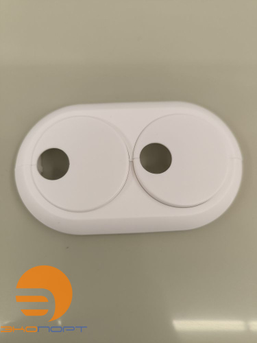 Накладка декоративная двойная 16 мм белая Smart Radi Usystems