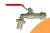 Кран шаровой BVR-CR DN20 PN10 с насадкой под шланг (-20C...+90C), латунь CW602N, Ридан