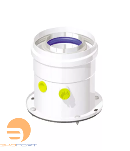 Патрубок коаксиальный DN60/100 с фланцем DN138, (PROTHERM/Buderus)