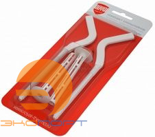 Набор плоских кронштейнов с дюбелями 7x170мм (уп.=2шт.) Royal Thermo Набор плоских кронштейнов с дюбелями 7x170мм (уп.=2шт.) Royal Thermo