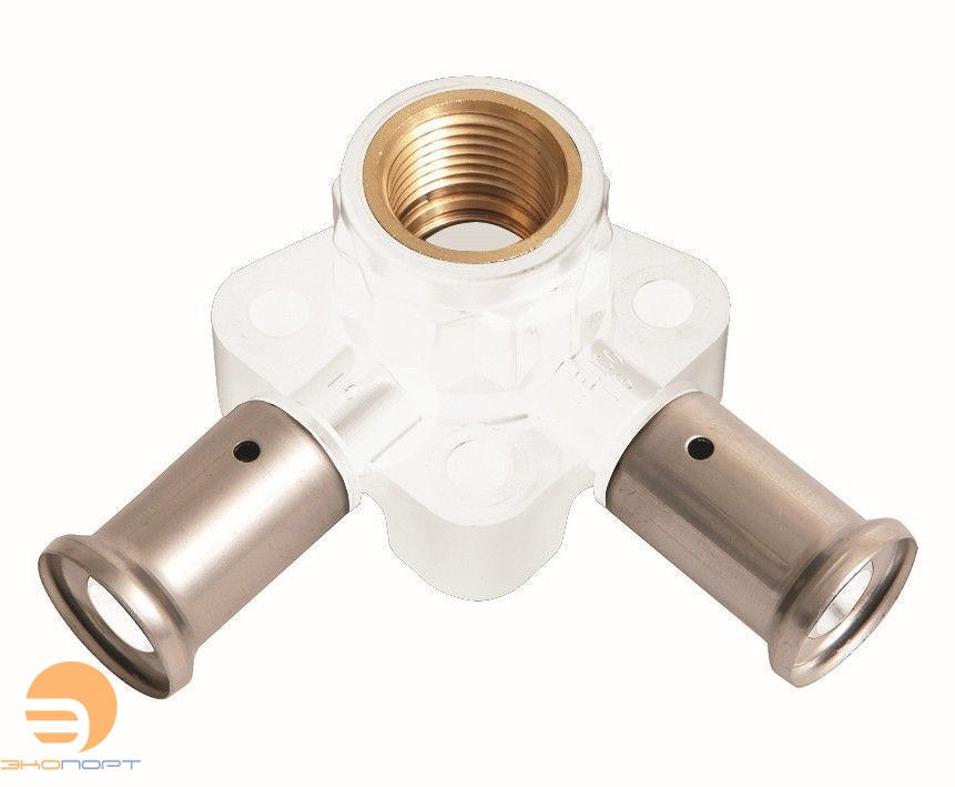 Водорозетка угловая ВН, ПВДФ пресс 16х1/2х16 HENCO