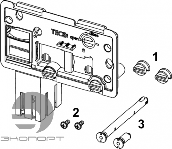 Крышка бачка с контейнером для гигиенических таблеток, TECE