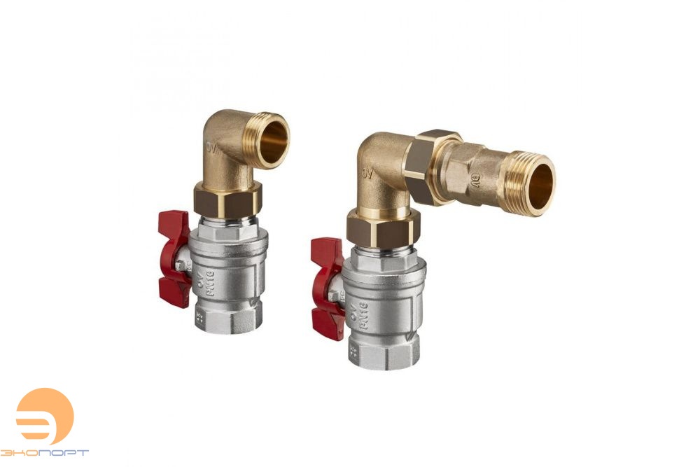 Угловой присоединительный набор для гребёнки Multidis SH / SF