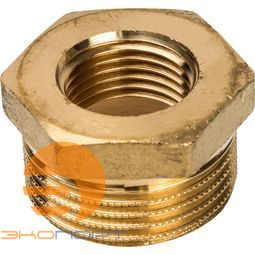 Футорка НВ   1х1/2 (латунь) STOUT