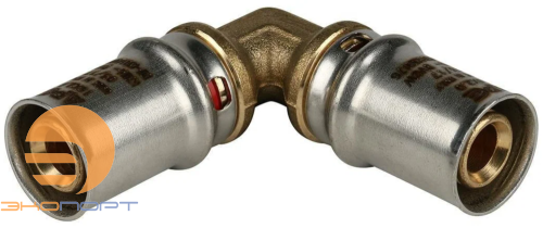 Угольник 16х16 латунь пресс Stout