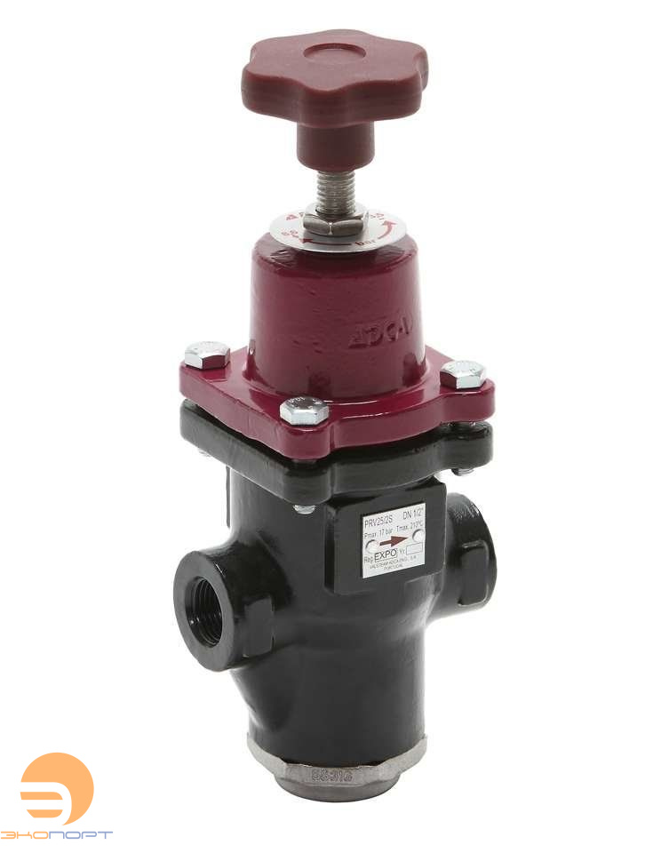 Клапан редукционный PRV25/2S-01-020, р/р, Ду20, Рвых=0,14-1,7 бар,с желтой пружиной
