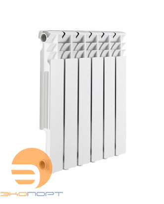 Радиатор алюминиевый Optima AL 500/78  4 секции Rommer