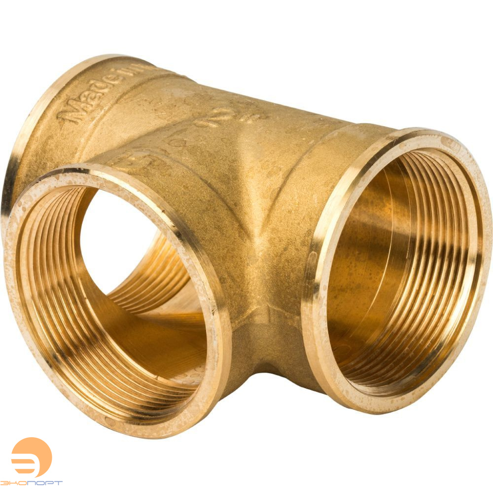 Тройник ВР 2  (латунь) STOUT