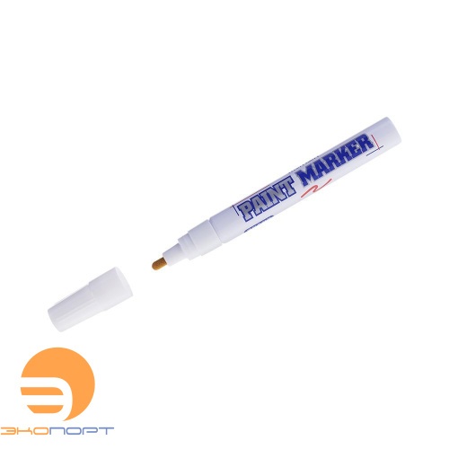 Маркер-краска белая, 4мм, нитро-основа MunHwa