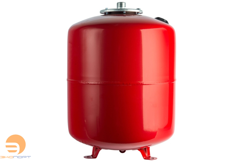 Бак расширительный на отопление 300 л, с опорными стойками и сменной мембраной, G1", красный, STOUT