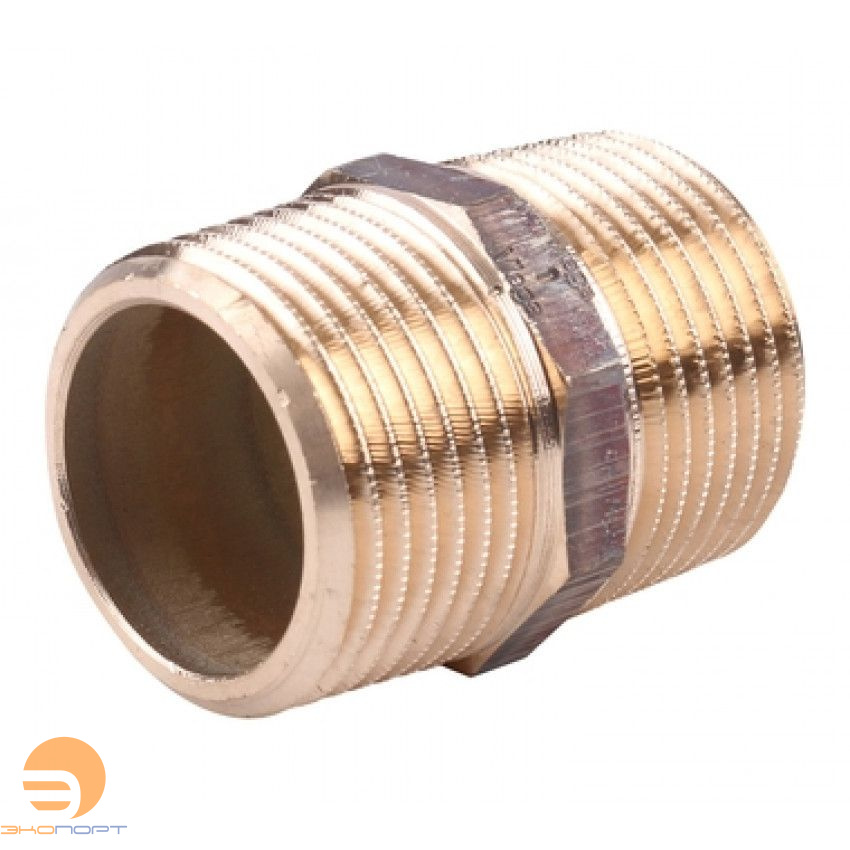 Ниппель НР-НР   1х1 (бронза) Viega
