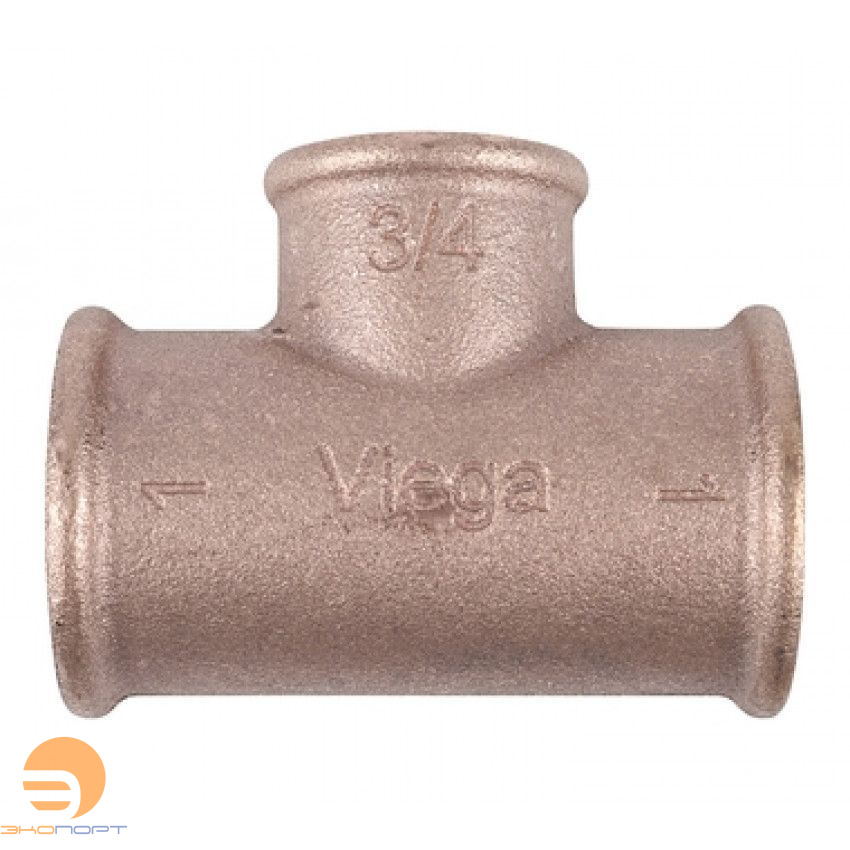 Тройник ВР 1 х 3/4 х 1 (бронза) Viega