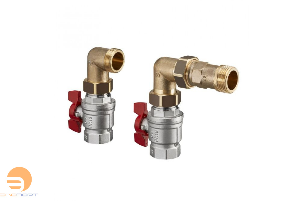 Угловой присоединительный набор для гребёнки Multidis SH / SF