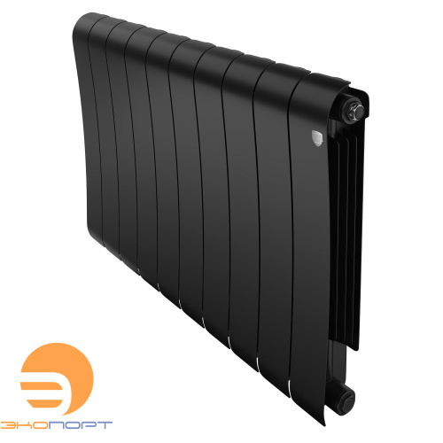 Радиатор биметаллический Infinity Noir Sable 500/87 10 секции (черный) Royal Thermo