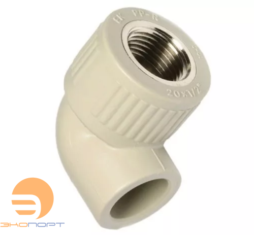 Отвод 20х3/4 90* с внутр. резьбой PPR Ekoplastik