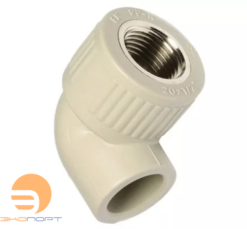 Отвод 20х3/4 90* с внутр. резьбой PPR Ekoplastik