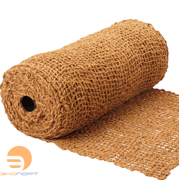 Мат кокосовый из натурального волокна  700 g/m2. 1*25 m