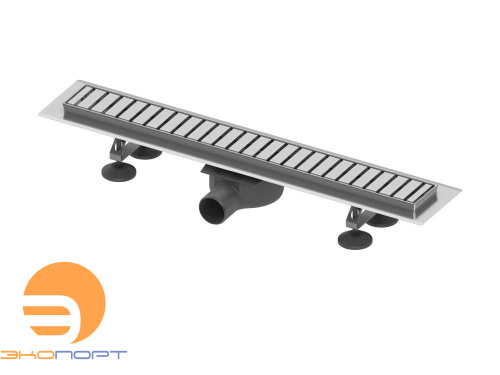 Комплект для монтажа дренажного канала 700мм (снят с поставок) с решеткой straight TECE (РАСПРОДАЖА)