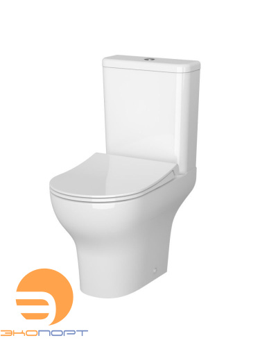 Унитаз напольный Zentrum безободк.,3/6л.+сиденье, Vitra