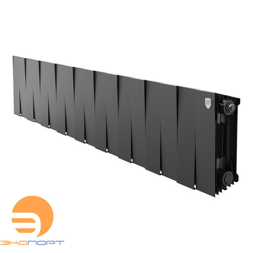 Радиатор биметаллический PianoForte TOWER 200 18 секц. Noir Sable Royal Thermo