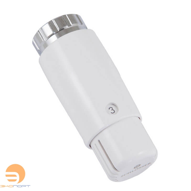 Головка термостатическая MINI Diamant DZ КЛЕММА БЕЛЫЙ Schlosser