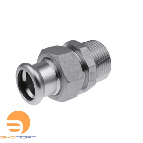Соединитель раз. (американка) Inox press 22хR3/4" НР нерж. KAN-Therm