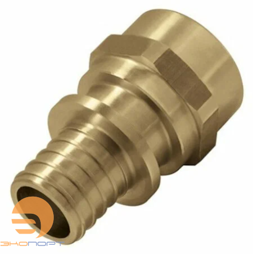 Соединитель 14 G1/2" ВР латунный с плоским уплотнением UltraLine KAN-therm