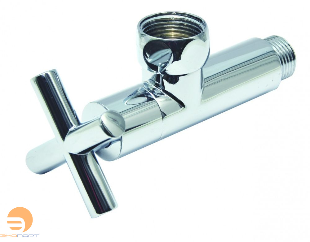 Кран угловой крестовой 1"х3/4" г/ш, SMART