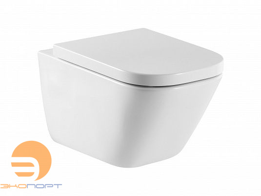 Комплект унитаза подвесного с крышкой Gap rimless ROCA ( (34647L000 / 734647L000)+(801472004 / 7801472004 / 7.8014.7.200.4))