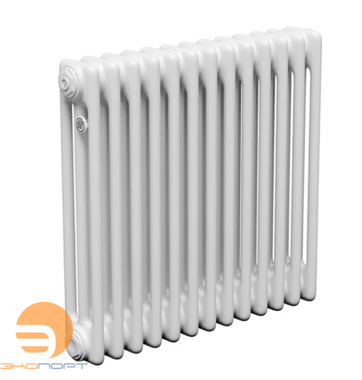 Дизайн-радиатор 3057 - 18 секций БП 3/4 RAL9016 (белый) Теплофорт