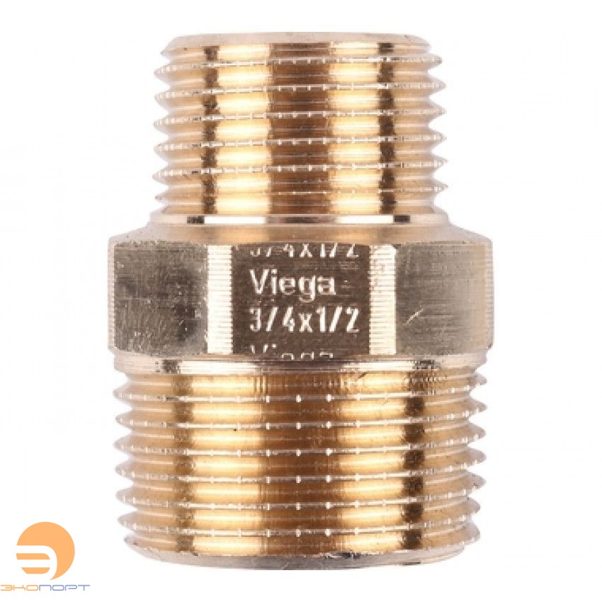 Ниппель НР-НР    3/4х1/2 (бронза) Viega