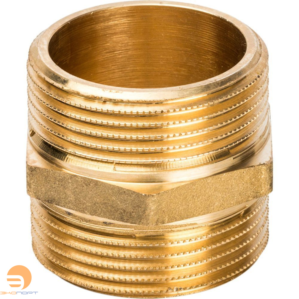Ниппель НР-НР  11/4х11/4 (латунь) STOUT