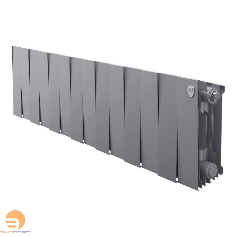 Радиатор биметаллический PianoForte Silver Satin 200/100  14 секций Royal Thermo