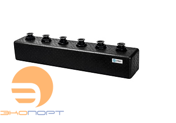 Стальной распределительный коллектор 3(5) отопительных контура в теплоизоляции DN 25 STOUT