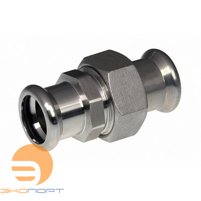 Соединитель раз. (американка) Inox press 15 нерж. KAN-Therm