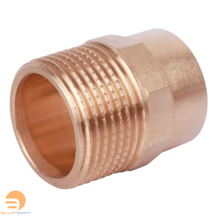 Муфта переходная НР-пайка 22х3/4" медная Hailiang