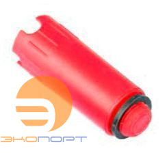 Заглушка 1/2 для проверки системы под давлением из пластика, красная TECE