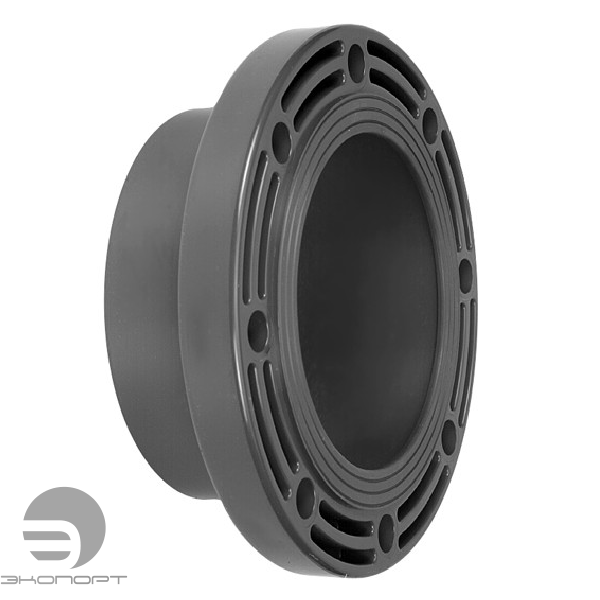Фланец с адаптором, неразъемный (75) PVC-U 