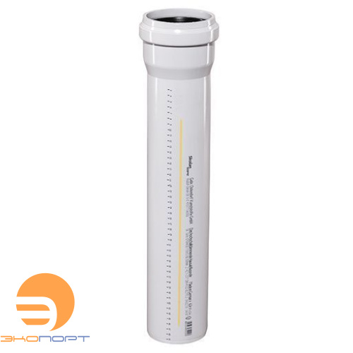 Труба для бесшум. канализации SKEM DN58x500 мм, Ger