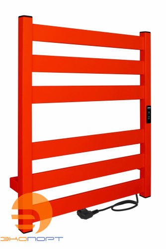 Полотенцесушитель Oktava Slim 5 (electro) б/п  60/50 (унив.скрыт.подкл.R/L) Electric Red INDIGO