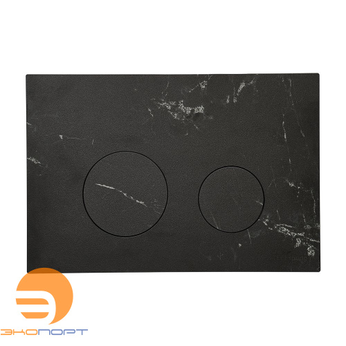 Панель смыва TECEspring loop (круглые клавиши) искусственный камень, темный базальт