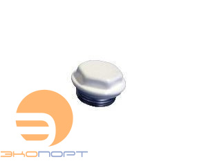 Заглушка 42 белая правая для радиаторов (под силикон)