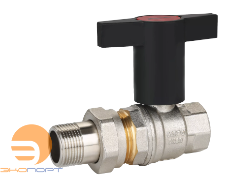 Кран со сгоном НВ 3/4" пластиковый маховик Gappo