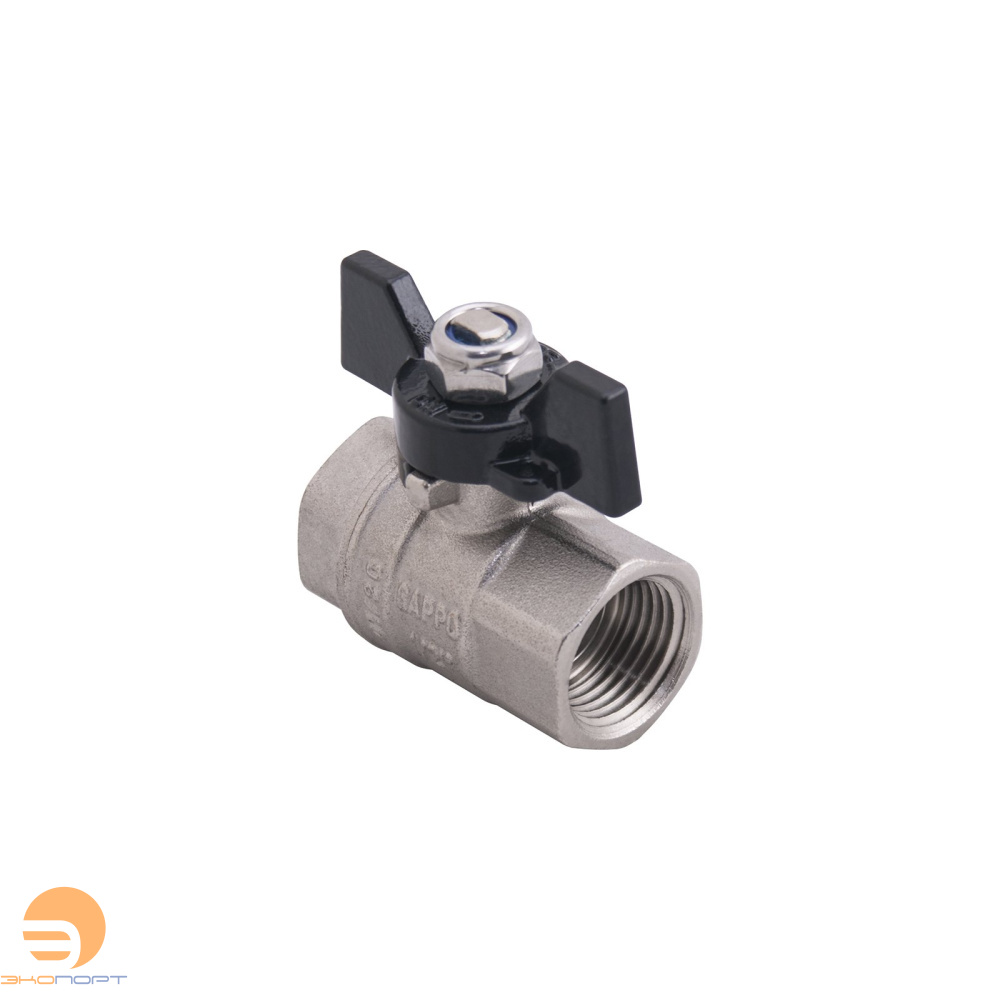 Кран шаровой ВВ 3/4" (бабочка) Gappo