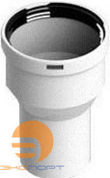 Переход конденсац. увелич. 134мм DN60/80мм м/п STOUT (пластик)