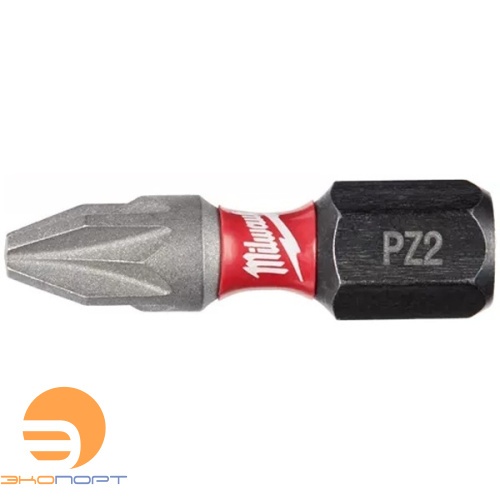 Бита для шуруповерта  Shockwave PZ2 25мм , Milwaukee (1 шт)