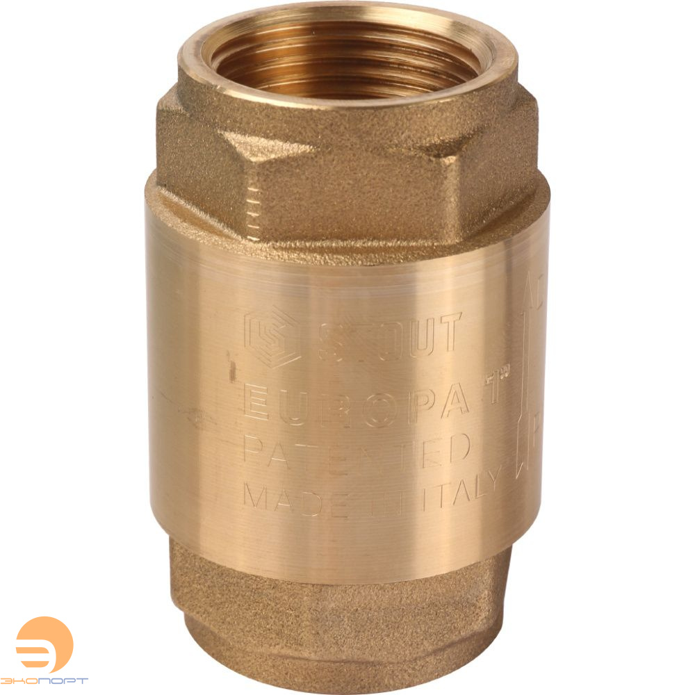 Клапан обр. с метал. седлом  1' STOUT/ITAP