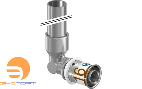 Уголок для подключения радиатора 16-15мм 350мм S-PRESS PLUS UPONOR