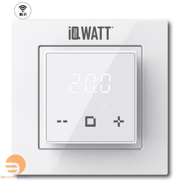 Терморегулятор IQ Thermostat D электронный, белый 