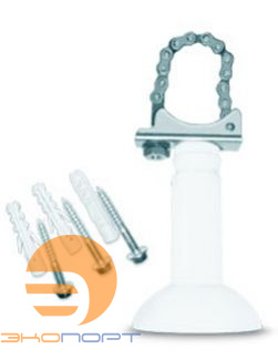 Кронштейн для напольного крепления радиатора(цепь) - белый